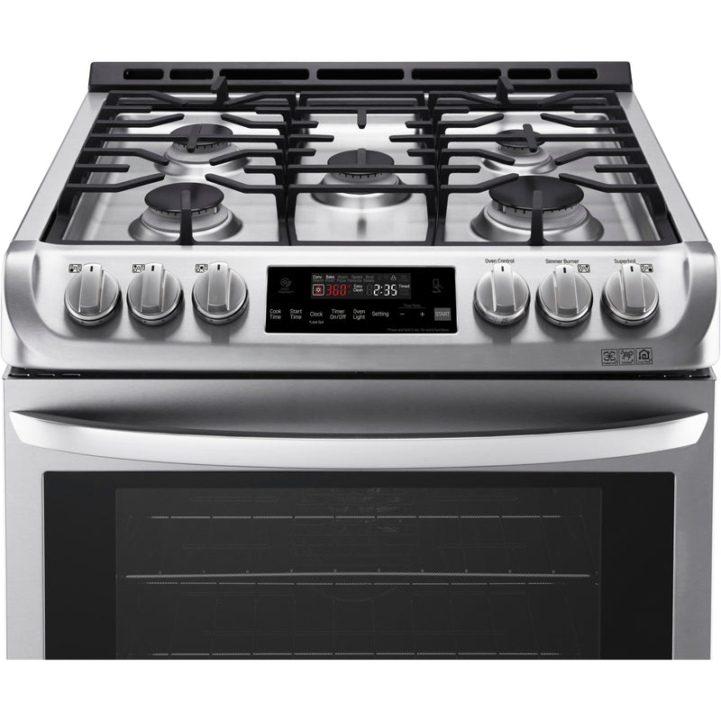 LG 6.3 cf Smart Wifi Gas Oven Range-Washburn's Home Furnishings