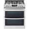 LG 6.9 cu. ft. Smart Double Oven Slide In Gas Range with ProBake Convection and Wi-Fi in Stainless Steel-Washburn's Home Furnishings