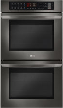 LG 9.4 Cu. Ft. Double Wall Oven in Black Stainless-Washburn's Home Furnishings