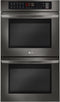 LG 9.4 Cu. Ft. Double Wall Oven in Black Stainless-Washburn's Home Furnishings