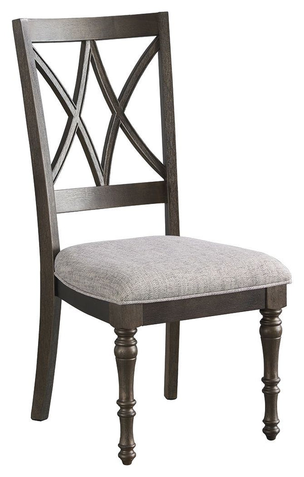 Lanceyard - Grayish Brown - Dining Uph Side Chair (2/cn)-Washburn's Home Furnishings