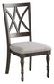 Lanceyard - Grayish Brown - Dining Uph Side Chair (2/cn)-Washburn's Home Furnishings
