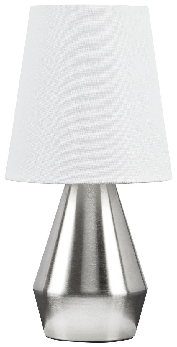 Lanry - Silver Finish - Metal Table Lamp (1/cn)-Washburn's Home Furnishings