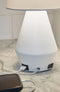 Lanry - White - Metal Table Lamp (1/cn)-Washburn's Home Furnishings