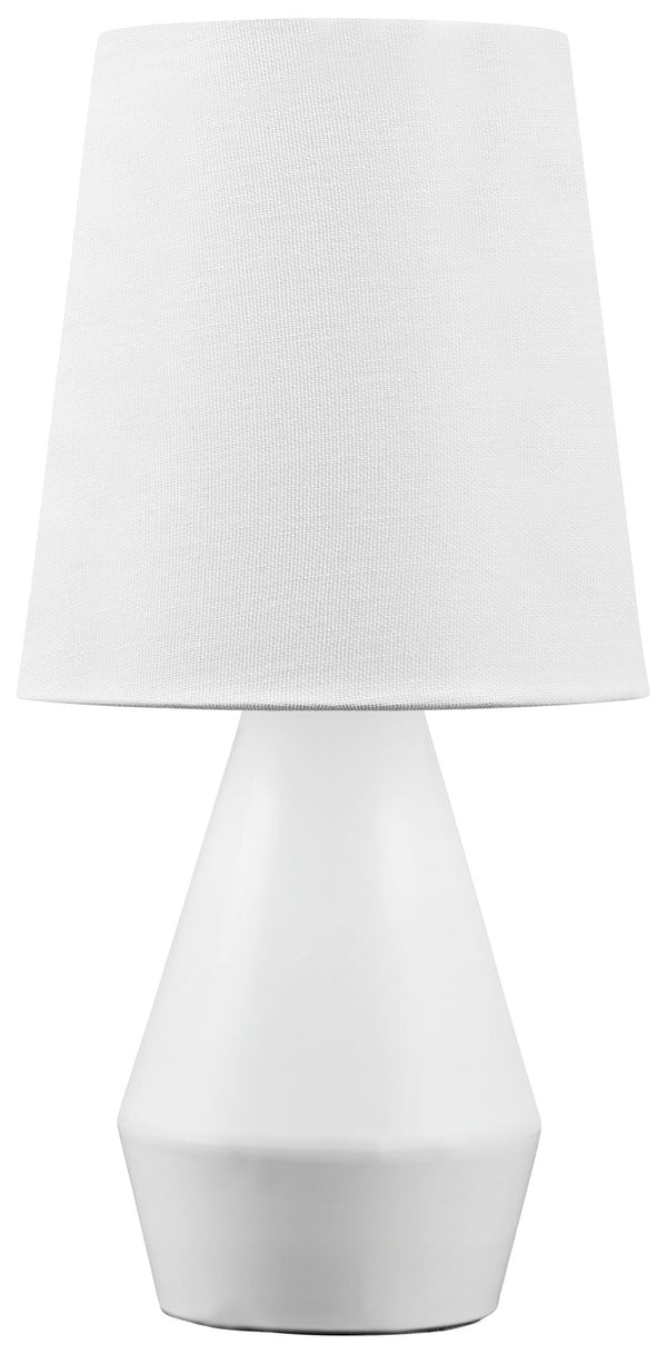 Lanry - White - Metal Table Lamp (1/cn)-Washburn's Home Furnishings