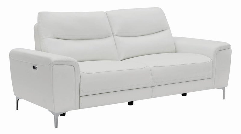 Largo - Power Reclining Sectional - White-Washburn's Home Furnishings