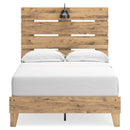 Larstin - Brown - Full Panel Platform Bed-Washburn's Home Furnishings