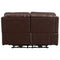 Latimer - Brown - Pwr Rec Loveseat/adj Headrest-Washburn's Home Furnishings