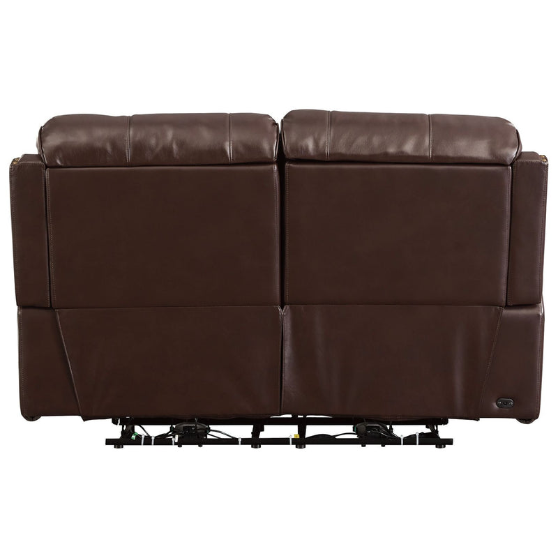 Latimer - Brown - Pwr Rec Loveseat/adj Headrest-Washburn's Home Furnishings