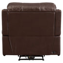 Latimer - Brown - Pwr Recliner/adj Headrest-Washburn's Home Furnishings