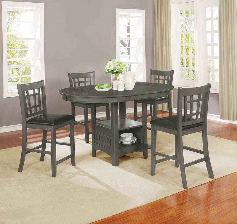 Lavon - Counter Height - Table - Gray-Washburn's Home Furnishings