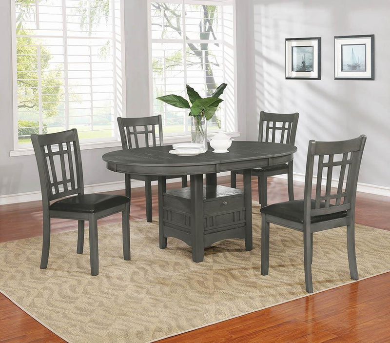 Lavon - Dining Table - Gray-Washburn's Home Furnishings