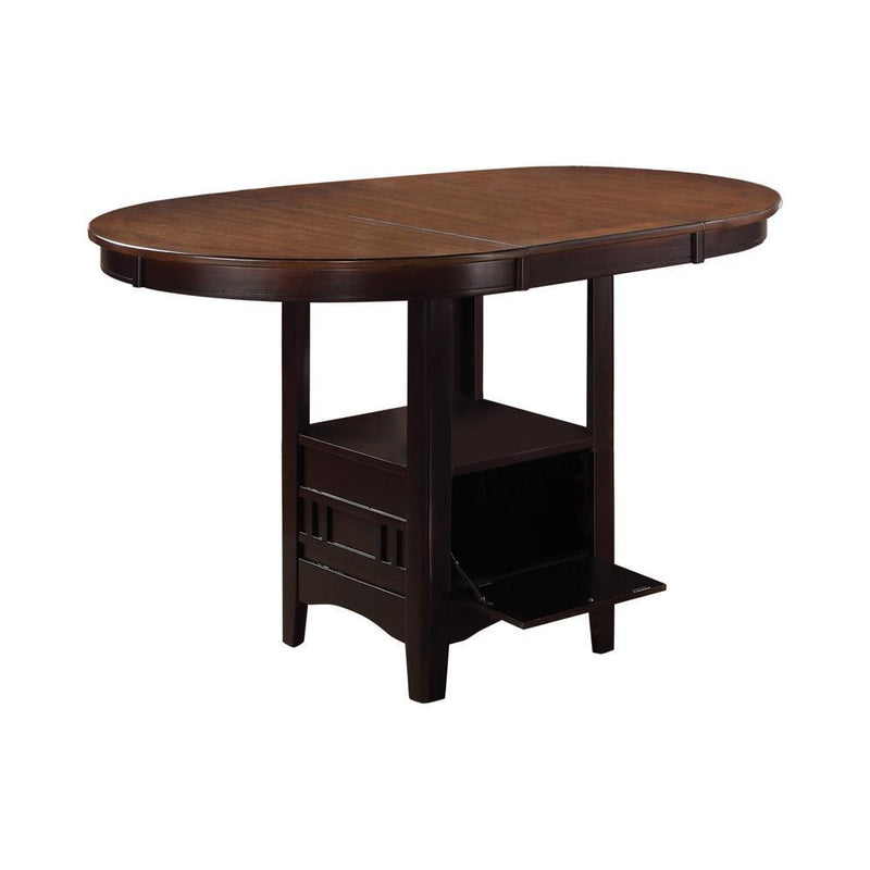 Lavon - Oval Counter Height Table - Brown-Washburn's Home Furnishings