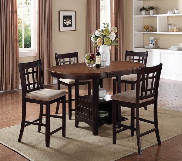 Lavon - Oval Counter Height Table - Brown-Washburn's Home Furnishings
