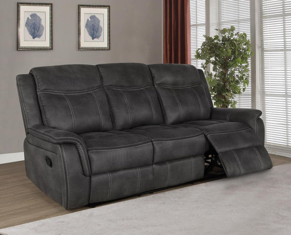 Lawrence - Motion Sofa - Gray-Washburn's Home Furnishings