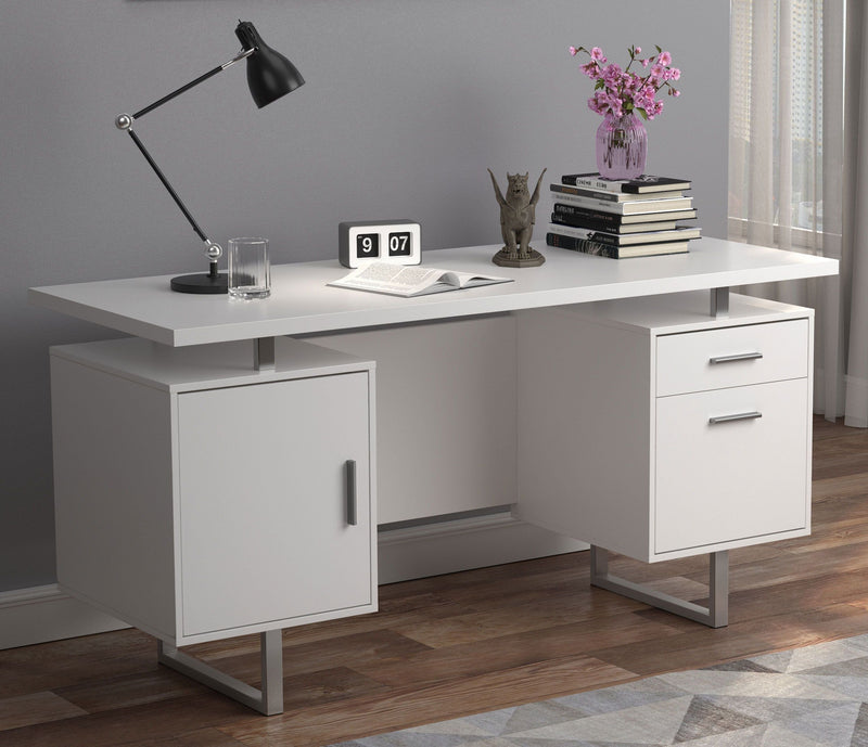 Lawtey - Computer Desk - White-Washburn's Home Furnishings