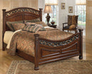 Leahlyn - Warm Brown - California King Panel Bed-Washburn's Home Furnishings