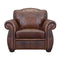 Leather Italia Arizona Chair & Ottoman in Marco-Washburn's Home Furnishings