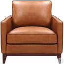 Leather Italia Newport Chair in Camel-Washburn's Home Furnishings