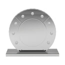 Led Table Mirror - Pearl Silver-Washburn's Home Furnishings