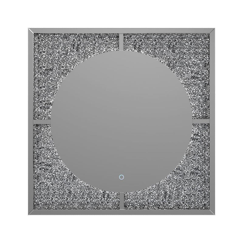 Led Wall Mirror - Gray-Washburn's Home Furnishings