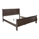 Leewarden - Dark Brown - King Sleigh Bed-Washburn's Home Furnishings