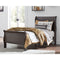 Leewarden - Dark Brown - Twin Sleigh Bed-Washburn's Home Furnishings