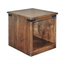 Legends Farmhouse End Table in Aged Whiskey-Washburn's Home Furnishings