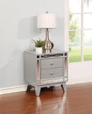 Leighton Collection - Silver - Nightstand-Washburn's Home Furnishings