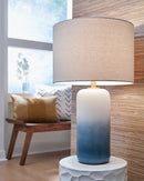 Lemrich - White - Ceramic Table Lamp (1/cn)-Washburn's Home Furnishings