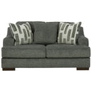 Lessinger - Pewter - Loveseat-Washburn's Home Furnishings