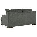 Lessinger - Pewter - Loveseat-Washburn's Home Furnishings