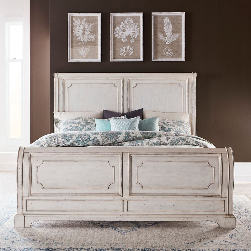 Liberty Abbey Road Sleigh Bedframe in Queen-Washburn's Home Furnishings