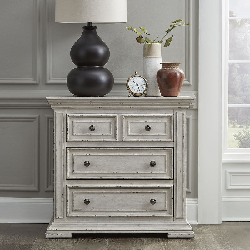 Big Valley - Bedside Chest w/ Charging Station-Washburn's Home Furnishings