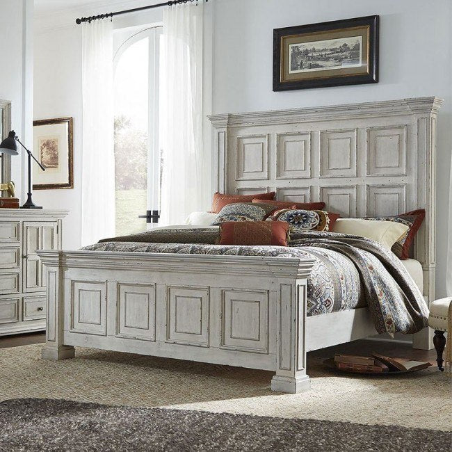 Liberty Big Valley Panel Bed in Queen-Washburn's Home Furnishings