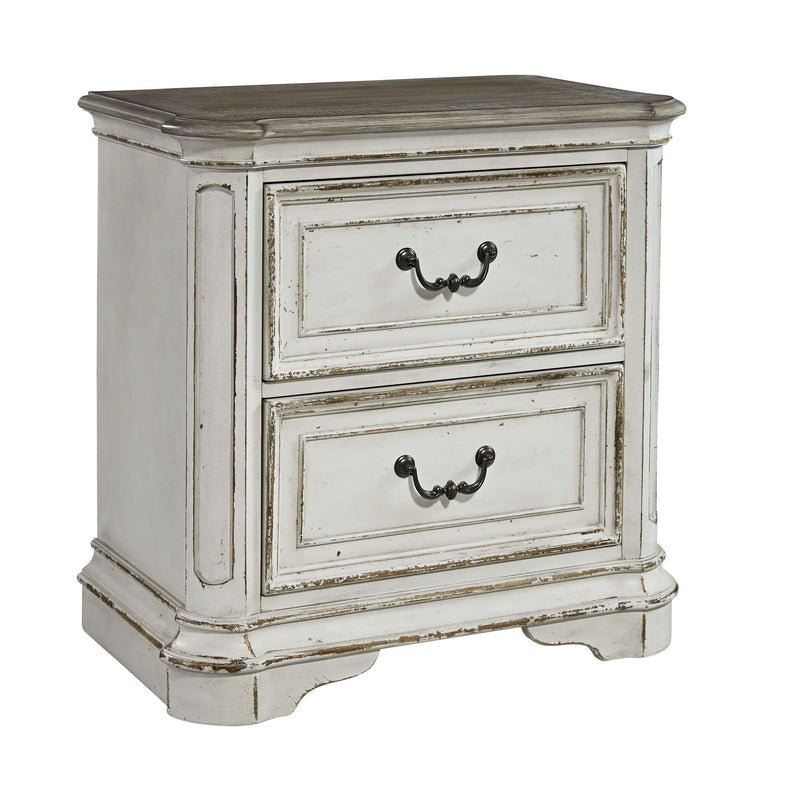 Magnolia Manor - 2 Drawer Night Stand-Washburn's Home Furnishings