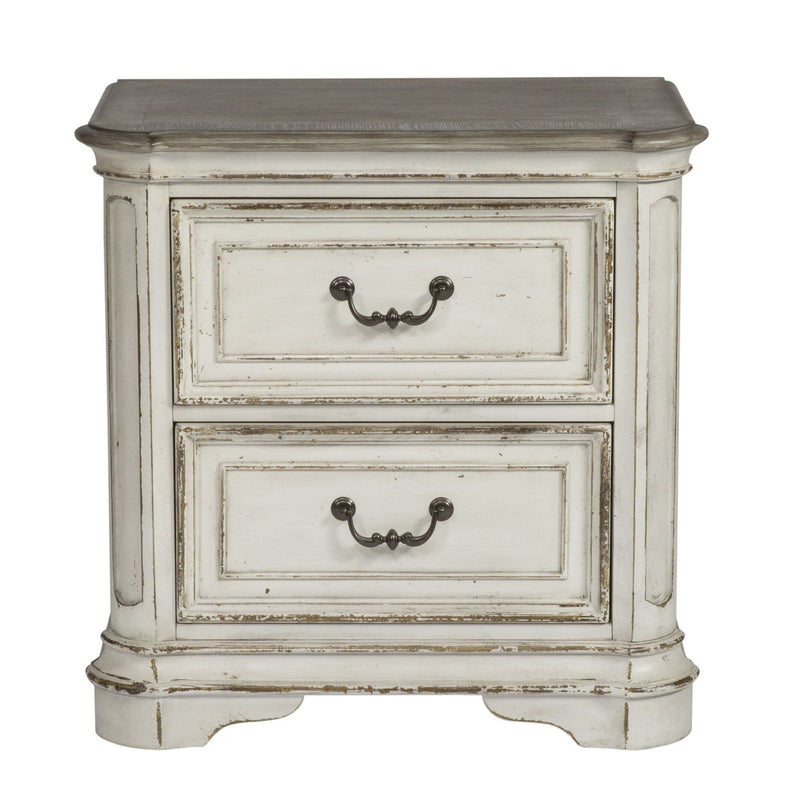 Magnolia Manor - 2 Drawer Night Stand-Washburn's Home Furnishings