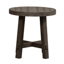 Modern Farmhouse - Splay Leg Round End Table-Washburn's Home Furnishings