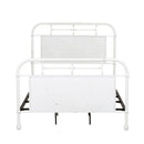 Vintage Series - Full Metal Bed - Antique White-Washburn's Home Furnishings