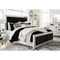 Lindenfield - Black/silver - Queen Upholstered Bed-Washburn's Home Furnishings