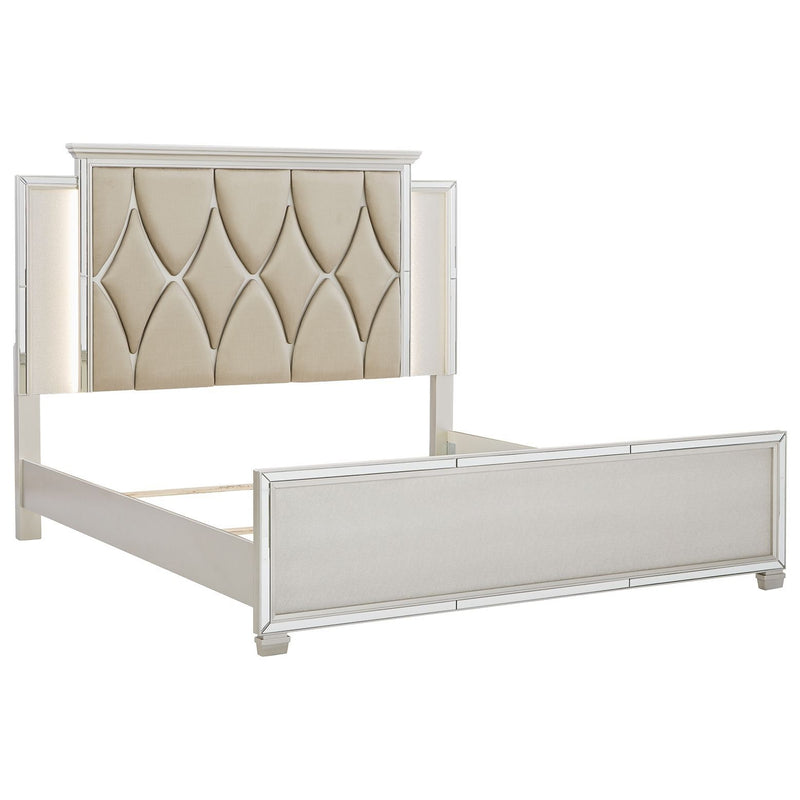 Lindenfield - Champagne - King Panel Bed-Washburn's Home Furnishings