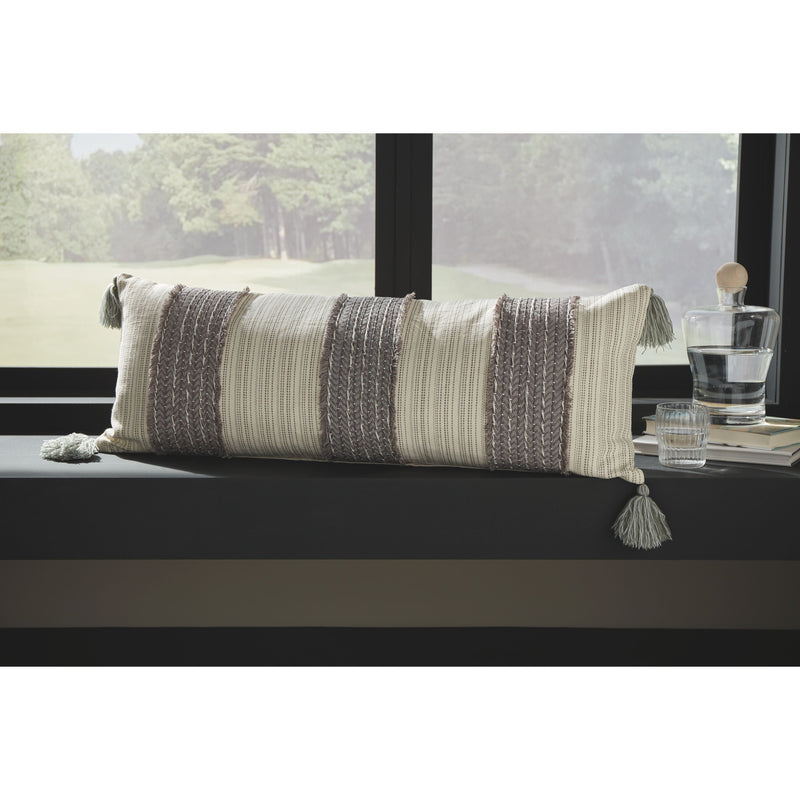 Linwood - Gray/cream - Pillow (4/cs)-Washburn's Home Furnishings