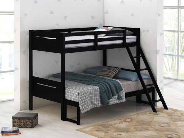 Littleton - Twin Over Full Bunk Bed - 64 - Black-Washburn's Home Furnishings