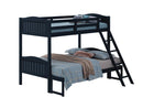 Littleton - Twin Over Full Bunk Bed - 64 - Wood - Blue-Washburn's Home Furnishings