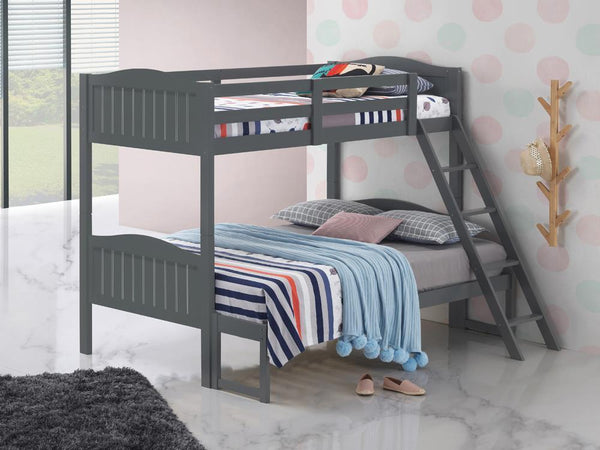 Littleton - Twin Over Full Bunk Bed - 64 - Wood - Gray-Washburn's Home Furnishings