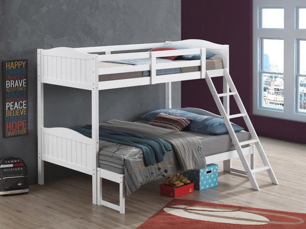 Littleton - Twin Over Full Bunk Bed - 64 - Wood - White-Washburn's Home Furnishings