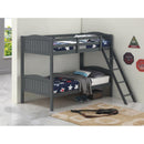Littleton Twin/Twin Bunk Bed Set in Grey-Washburn's Home Furnishings