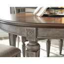 Lodenbay - Antique Gray - Oval Dining Room Ext Table-Washburn's Home Furnishings