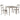 Loratti - Gray - Square Dining Room Table-Washburn's Home Furnishings