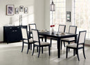 Louise Collection - Side Chair - Black-Washburn's Home Furnishings